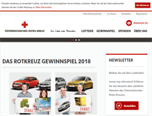 Tablet Screenshot of freunde.roteskreuz.at