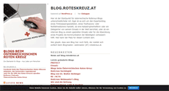 Desktop Screenshot of blog.roteskreuz.at
